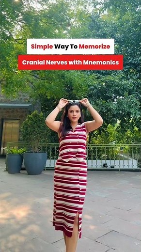 Simple Way To Memorize Cranial Nerves with Mnemonics | Dr Neha Shukla