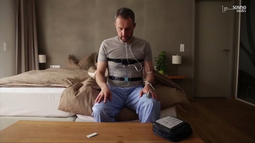 SOMNOtouch™ RESP - Anlegeplan der Sensoren