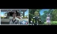 Mix of 2 videos from youtube : PSO2 Story Mode (turn on captions for right)