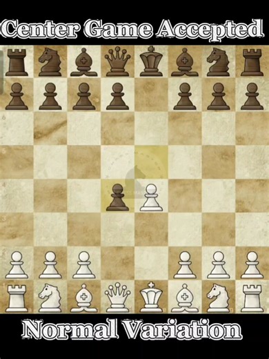 Center Game Accepted: Normal Variation 📖♟️ #chessmaster | Chess Master
