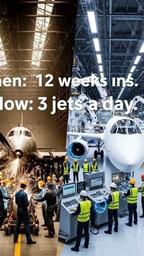 Old vs new jet factories how planes are built then vs now |NextGen Production Lab