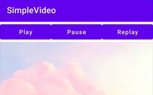 用Android Studio做的简单的本地视频播放器