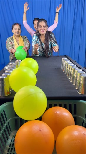 Amazing malti color boll roll family challenge✅ #game #challenge #trending #fanengagement | Reeta Verma
