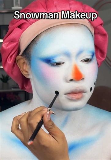 Creative Snowman Makeup Tutorial