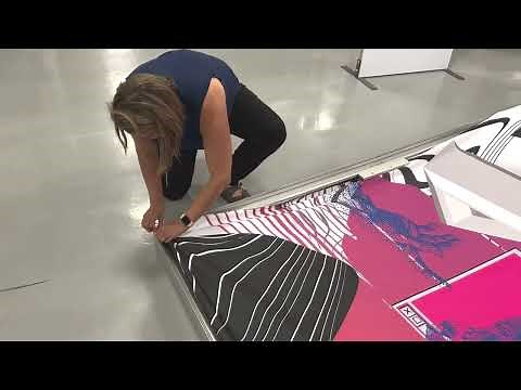 How to Install an SEG Fabric Graphic Display Correctly