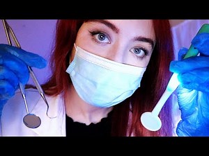 ASMR Dentist Roleplay - Deep Teeth Scaling & Cleaning