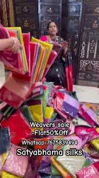 Weavers sale in Satyabhama silks -7675839484