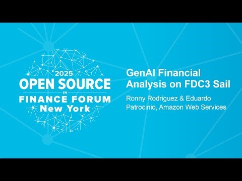 GenAI Financial Analysis on FDC3 Sail - Full Demo & Architecture