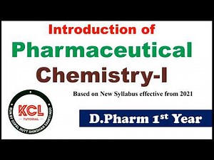 Lectures of Pharmaceutical Chemistry-I D.Pharm 1st Year Bases on New syllabus effective from 2021
