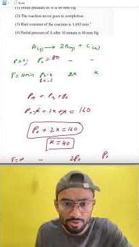 JEE 2025 PYQ 😳 Pressure Trick in Kinetics!