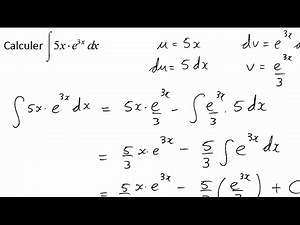 Intégration par parties 1