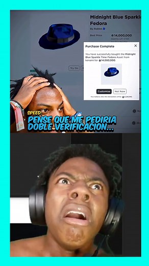 166K views · 5.7K reactions | Speed compra un objeto de Roblox a 200 mil dólares por error #speed #roblox #stream | Juzu Clips | Facebook