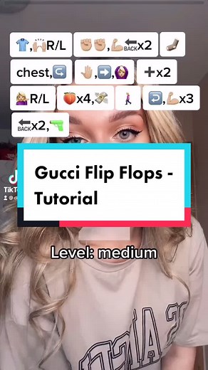 Gucci Flip Flops - Tutorial (@mahakhamidd) // repost cuz @charlidamelio posted this dance // use this sound➡️