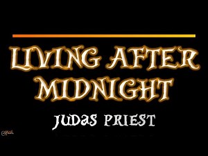 JUDAS PRIEST - Living After Midnight (cover) Karaoke Instrumental