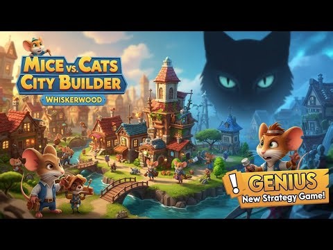Mice vs Cats City Builder: Whiskerwood is a GENIUS New Strategy Game!