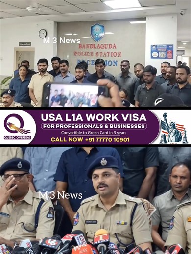 INTERSTATE DRUG PEDDLING RACKET BUSTED BY COMMISSIONER'S TASK FORCE. SOUTH-EAST ZONE TEAM ALONG WITH BANDLAGUDA POLICE FOR TRANSPORTING GANJA-(03) HELD AND SEIZED CONTRABAND GANJA WEIGHING 908.41 KGS WORTH Rs. 2,70,00,000/-(TWO CRORES AND SEVENTY LAKHS). In a major breakthrough against narcotics trafficking, the Commissioner's Task Force. South-East Zone Team, in coordination with the Bandlaguda police, successfully busted an interstate drug peddling racket involved in transporting Ganja from Ma