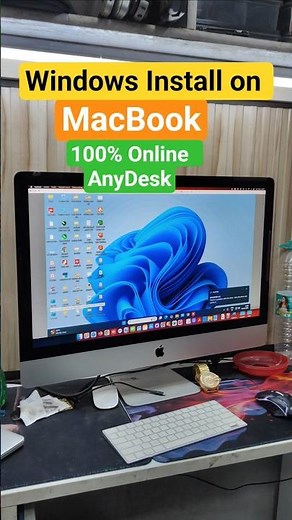 Windows Installation Om Mac Via Anydesk #how to install Windows On mac # mac for windows #mac m1m5