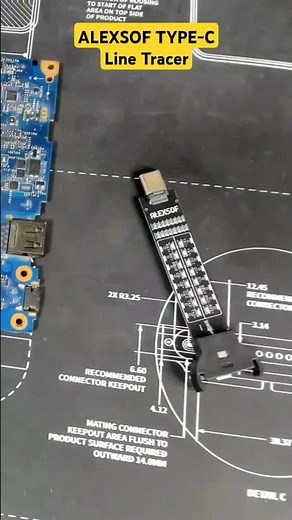 ALEXSOF TYPE-C Line Tracer , tester for tail plug detection