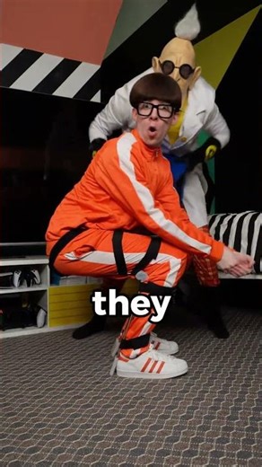 The invisible chair trick!