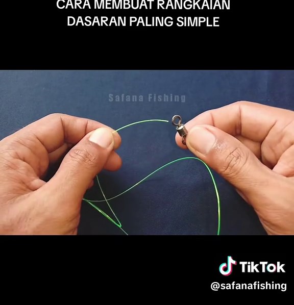 Rangkaian Pancing Dasaran Paling Simple untuk Mancing