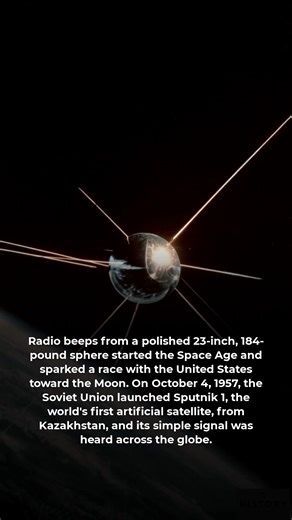 18K views · 232 reactions | The beep-beep-beep from Sputnik kicked off the high-stakes Space Race in 1957. | The History Page | Facebook
