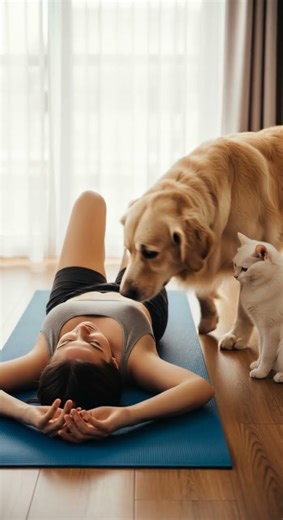 Why Is She Sleeping During Yoga?When Relaxation Turns Into Nap Time #yoga #relaxation #mindfulness