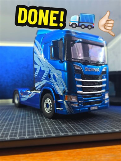 Completing My First Scania Model: A Trucker's Dream