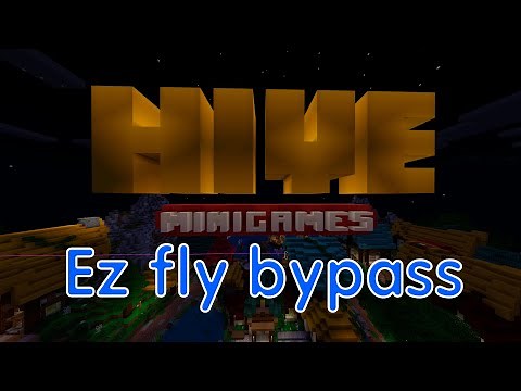 Ez BYPASS the hive anticheat! | How to fly on the hive? horion client | fadeaway client.