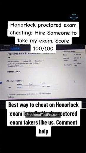 Honorlock Proctored Exam – How the System Works#NursingStudent #ProctorU #LockDownBrowser #Examplify