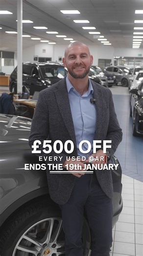 How much?? £500 off the price you see, on every used car in stock from now until 19th January. Shop the Charles Hurst Big Event today! Browse our stock > www.charleshurstgroup.co.uk/used-cars | Charles Hurst