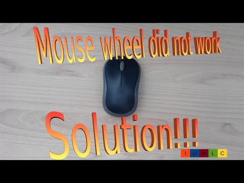 016EN Logitech Mouse Wheel didn't work, no scroll or zoom function - root cause and solution