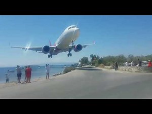 POV LOWEST LANDING from Wizz Air in Skiathos!!!
