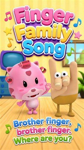 Brother finger, where are you? - The Finger Family Song - Nursery Song - Kids Learning Song