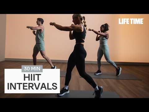 30 Min HIIT Intervals | Total-Body Cardio Workout at Home | Life Time