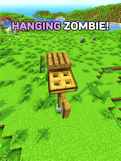 🤡Minecraft, But.. HANGING ZOMBIE !☠️ | Cubius Shorts