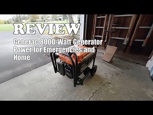 Generac 8,000-Watt Generator Review: Reliable Power for 2025