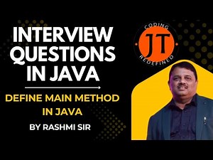 Top Java Interview Questions - Can We Define Main Method in Java