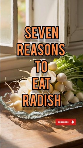 Seven reasons to eat white radish #health #healthy #healthydiet #healthyeating #radish #shorts #fact