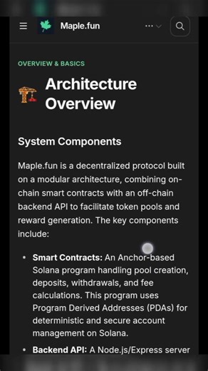 Earn rewards on Solana without overthinking DeFi 🍁Maple.fun makes pools simple.Docs 👉 maplefun.
