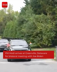 8.2K views · 80 reactions | Watch | Prime Minister #NarendraModi arrived at Greenville, Delaware for bilateral meeting with US President Joe Biden Bilateral meeting between PM Modi and Joe Biden has commenced. | The Times of India | Facebook
