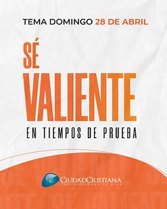 61 reactions · 4 comments | Acompáñanos este domingo 28 de abril estaremos hablando del tema: Sé valiente en tiempos de prueba Ven con toda tu familia a cualquiera de nuestros cuatro servicios puedes visitarnos en Calzada san juan 32-83 zona 7 o búscanos en waze https://www.waze.com/en/live-map/directions?latlng=14.632534642622677%2C-90.5591654777527 | Pastor Luis Oliva | Facebook