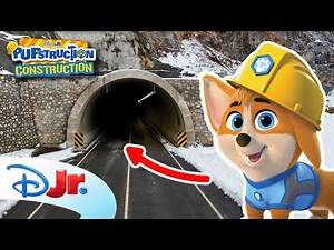 Let's Build a Tunnel with Pupstruction Construction! 🛠️🐾 | ‪@disneyjr‬