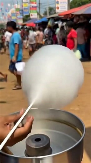 He Made Cotton Candy From Coconut Fiber?! 🥥🍭😳