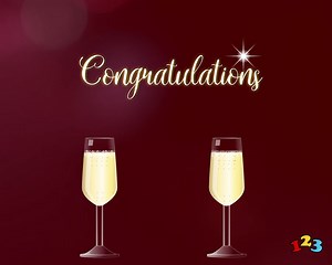 Let's celebrate - Congratulations - send free eCards from 123cards.com