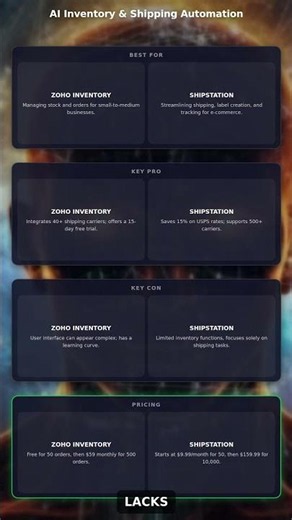 Zoho Inventory vs ShipStation: The BEST Shipping AI?
