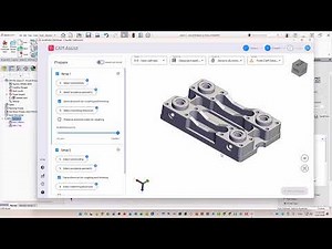 Running CAM Assist From the SolidCAM Ribbon