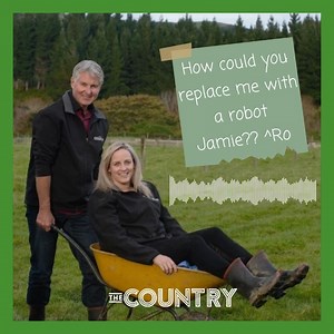 Anyone else notice that really pointed remark in Jamie's Innovation & Technology interview with Greg from OmniEye? So far today I've bought him a coffee, proofed his Herald column, technically produced the show and laughed at his lame Dad jokes. Good luck getting a robot to do that...! 🙄 | The Country