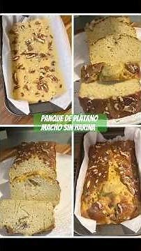 Plantain bread without flour and without an oven #Shorts