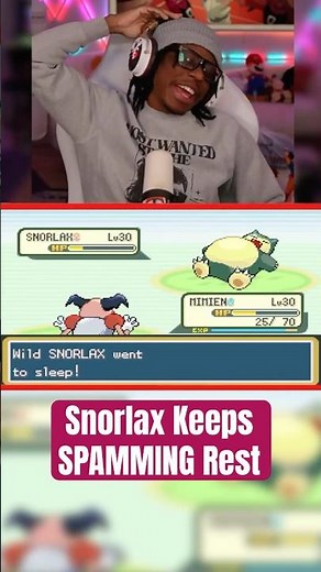 Snorlax Keeps SPAMMING Rest For 15 Minutes!