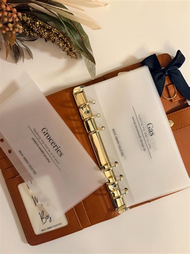 A6 Cash Stuffing Envelopes – Matte Frosted Vellum –starter Pack - Etsy